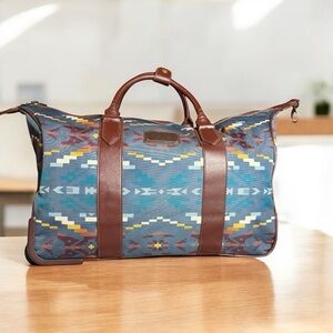 Pendleton Blue and Brown Travel Bag